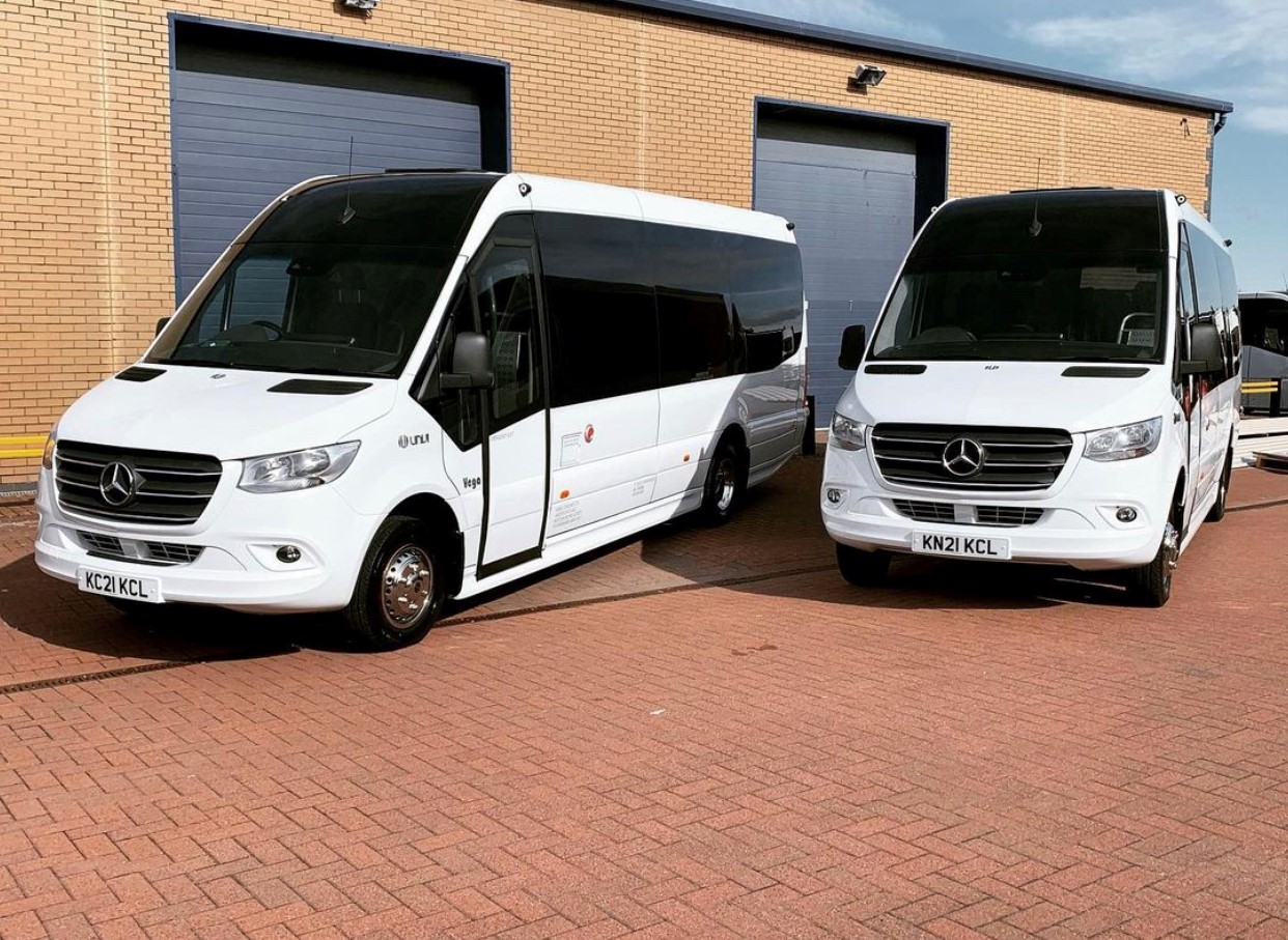 Kineil Coaches Ltd have taken delivery of two new UNVI Vega EX