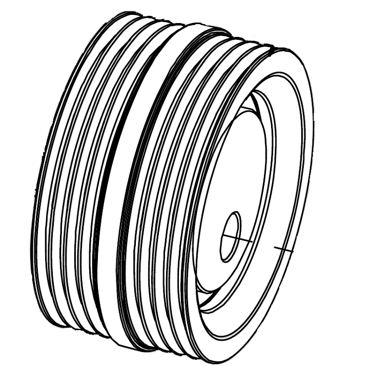 POLEA 4PK DIAM. 71,5mm