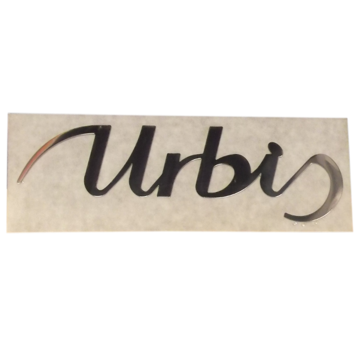 ADHESIVO ANAGRAMA “URBIS” PLATA