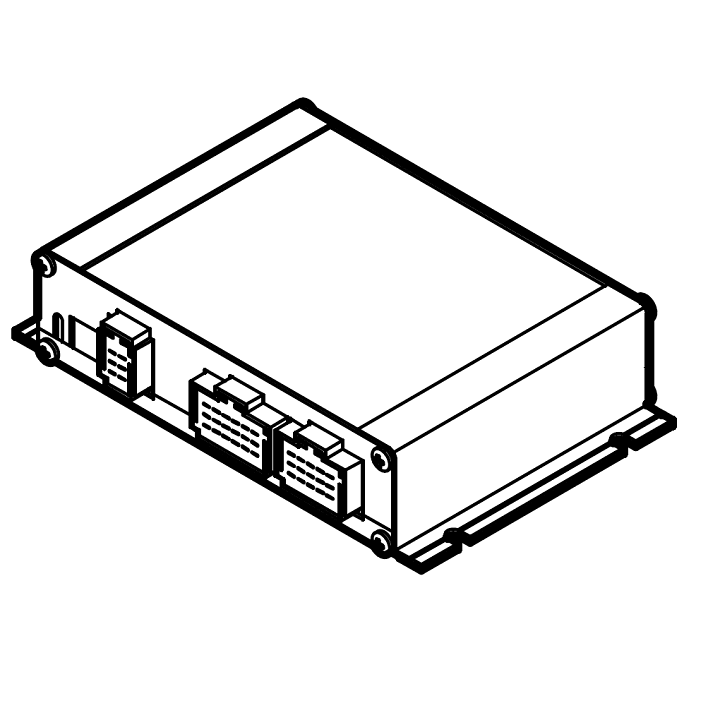 CAJA CONTROL PUERTAS DOBLES 24V