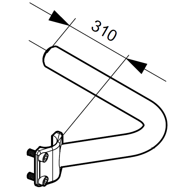 BRAZO CURVADO D-42