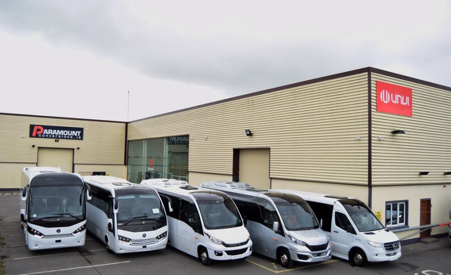 UNVI, the Spanish bus and coach manufacturer, announces PARAMOUNT CONVERSIONS as their sales and after-sales support agent for lreland