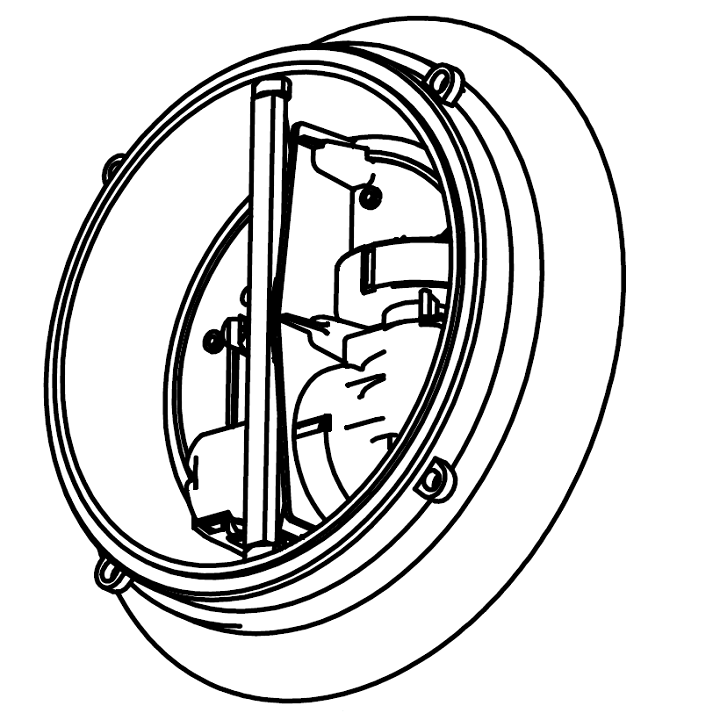 MOTOR RETROVISOR GRANDE 12V