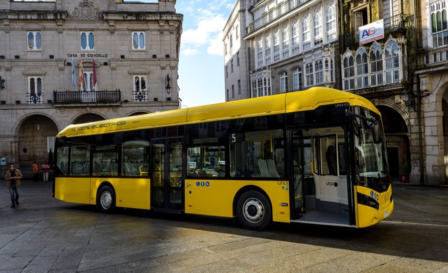 UNVI PRESENTS THE NEW 100% ELECTRIC UNVI EC22 CITY BUSES FOR THE CITY OF OURENSE