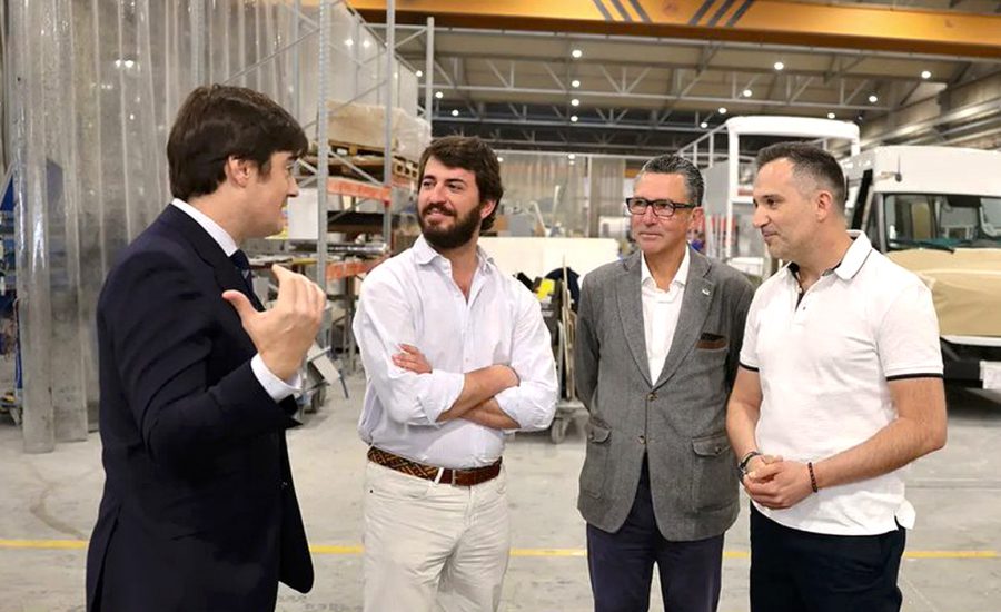 Visit of the vice-president of the Junta de Castilla y León, Juan García-Gallardo to the UNVI facilities